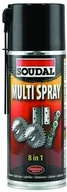 Chemia warsztatowa - Soudal Multi spray 400ml uniwersalny smarująco-zabezpieczający - miniaturka - grafika 1