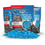 Zwalczanie i odstraszanie szkodników - Trutka na Szczury i Myszy Brodifakum 3kg NO PEST Granulat Ziarno Trucizna Środek na Myszy Szczury Gryzonie - miniaturka - grafika 1