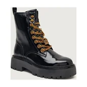 Botki damskie - Kurt Geiger Skórzane botki na platformie MATILDA - miniaturka - grafika 1