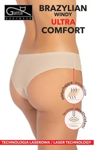 FIGI GATTA BRAZYLIAN WINDY ULTRA COMFORT (kolor Beige, rozmiar L) - Majtki damskie - miniaturka - grafika 1