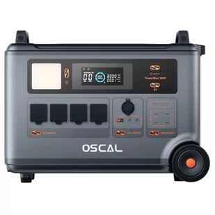 Wytrzymała stacja zasilania Blackview Oscal PowerMax 3600, bateria LiFePO4 3600Wh do 57600Wh, 14 gniazdek, 5 trybów świateł LED - Akumulatory ogólnego zastosowania - miniaturka - grafika 2