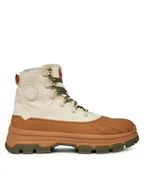Buty zimowe męskie - Hunter Kozaki HFRW0052251 Écru - miniaturka - grafika 1