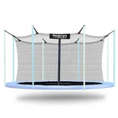 Akcesoria do trampolin - Neo-sport Siatka wewnętrzna do trampoliny 374cm 12FT 8sł 1361 - miniaturka - grafika 1