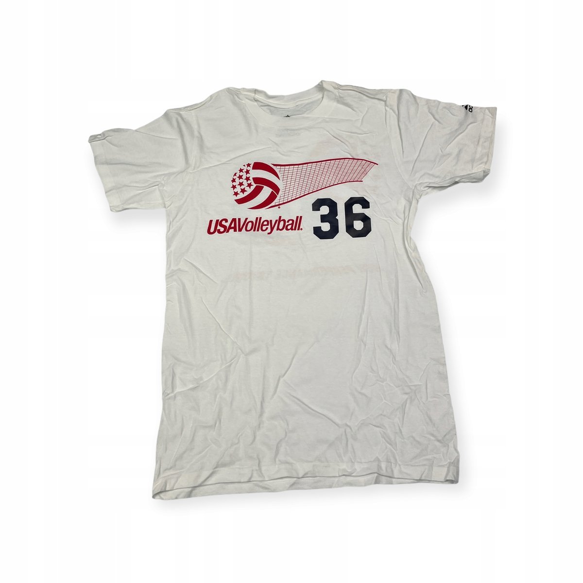 Koszulka m��ska bia��a ADIDAS VOLLEYBALL USA S 36