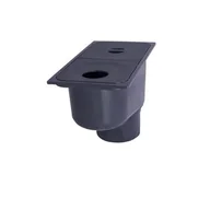 Rynny i akcesoria - Studzienka rynny czarny 30 x 16 x 21 ø75, 90, 100, 110 mm MAXPOL - miniaturka - grafika 1