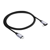Kable USB - Kabel USB Akyga AK-USB-56 USB type C (m) / Lightning (m) kątowy ver. 2.0 30W 1m - miniaturka - grafika 1