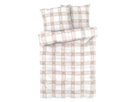 Pościel - LIVARNO home Pościel z mikrowłókna satynowego, 220 x 200 cm (Kratka) - miniaturka - grafika 1