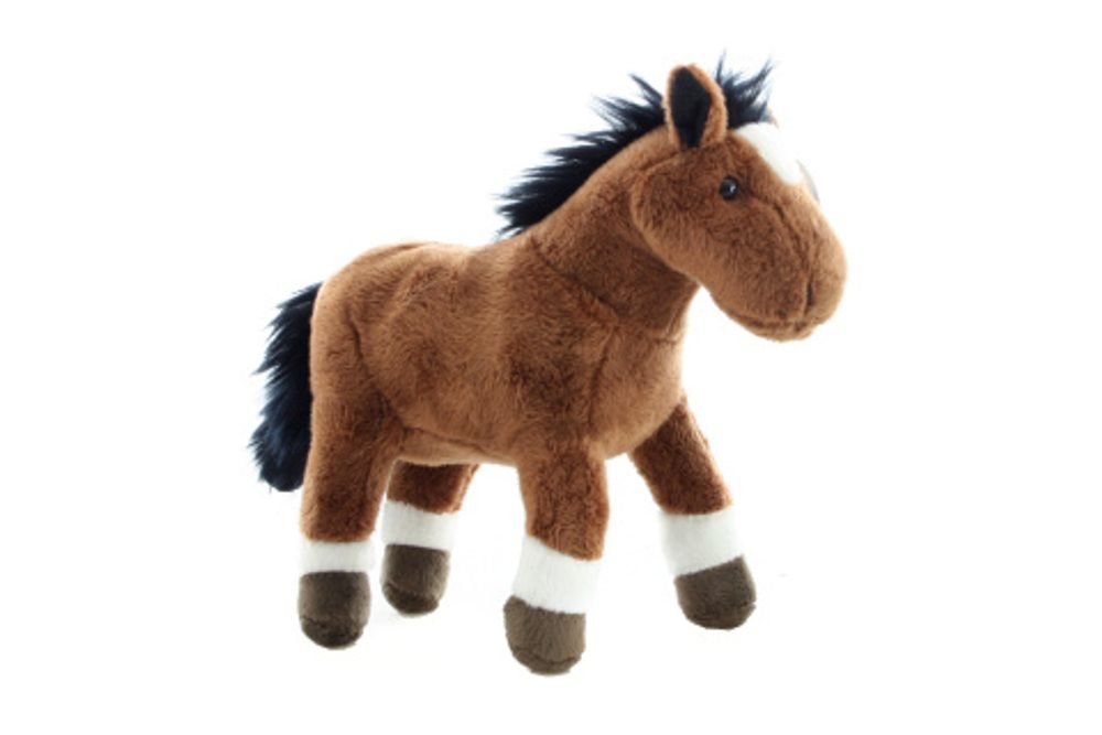 Pluszowe ZOO: maskotka Koń, konik, kucyk 17cm (65589)