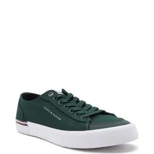 Tommy Hilfiger Tenisówki CORPORATE VULC CANVAS - Trampki męskie - miniaturka - grafika 1