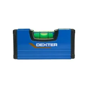 Poziomice, łaty, miary - Poziomica kieszonkowa 105mm DEXTER - miniaturka - grafika 1