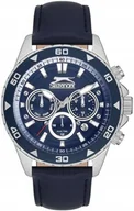 Zegarki męskie - Zegarek męski SLAZENGER SL.09.2251.2.03 granatowy fashion na prezent - miniaturka - grafika 1