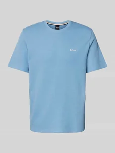 T-shirt z wyhaftowanym logo - Koszulki męskie - miniaturka - grafika 1