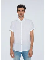 Koszule męskie - Pepe Jeans Koszula "Mark" - Regular fit - w kolorze białym - miniaturka - grafika 1