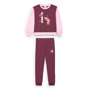 Zestaw dresowy dziewczęcy DIADORA JG.TRACKSUIT GLEE - Bluzy dla dziewczynek - miniaturka - grafika 1