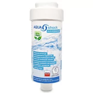 Akcesoria łazienkowe - Filtr wody Prysznicowy Biały AQUA shock - miniaturka - grafika 1