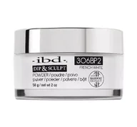 Manicure tytanowy - IBD DIP & SCULPT PUDER TYTANOWY FRENCH WHITE 56G - miniaturka - grafika 1