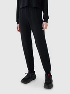 Spodnie damskie - 4F Spodnie damskie dresowe joggery z modalem 4FWSS25TTROF1010-20S Czarny Roz. XXL - miniaturka - grafika 1