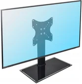 Uchwyty do telewizora - Uchwyt do telewizora 14"-42", stalowa noga, do 29kg, VESA, regulacja - miniaturka - grafika 1