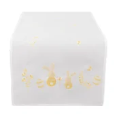 Obrusy i serwetki - Bieżnik wielkanocny 40 x 140 cm biały - miniaturka - grafika 1