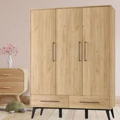 Szafy i szafki dla dzieci - Szafa 3 drzwiowa Pinio Retro - miniaturka - grafika 1
