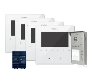 Wideodomofon 4-rodzinny VIDOS DUO 4 x M1022W / S1104A - Wideodomofony - miniaturka - grafika 2
