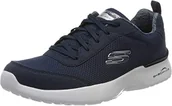 Sneakersy damskie - Skechers Damskie sneakersy Skech-air Dynamight-Fast Brak, niebieski - Niebieski granatowy Mesh White Trim Nvy - 40 EU - miniaturka - grafika 1