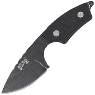Noże - Nóż na szyję Herbertz Solingen Neck Knife Black G10, Black Stonewashed AISI 420 (55041) - miniaturka - grafika 1