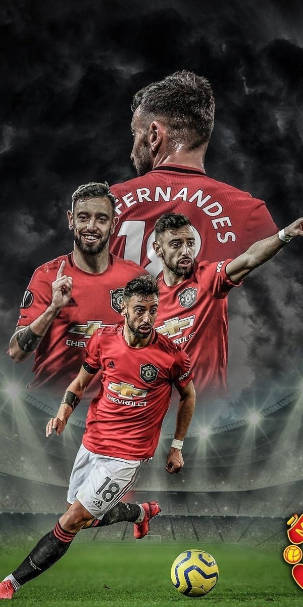PODKŁADKA POD MYSZ Nadruk 22x18cm Manchester United Bruno Fernandes Prezent
