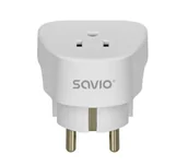 Akcesoria podróżnicze - Savio AP-01 gniazdo US – wtyk EU - miniaturka - grafika 1