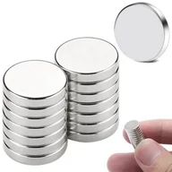 Magnesy - Zestaw 10x magnes neodymowy mały mocny walcowy okrągły 8x2 mm - miniaturka - grafika 1