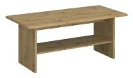 Ławy i stoliki kawowe - Prostokątna Ława Kawowa Z Półką Dąb Artisan W2-B49 - miniaturka - grafika 1
