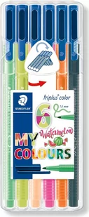 Flamastry Triplus, Watermelon, 1 mm, 6 kolorów - Kredki, ołówki, pastele i pisaki - miniaturka - grafika 1
