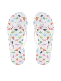 Kappa Japonki 351C22W White - Pink Coral - Pink Fuchsia Kolorowy - Klapki i japonki damskie - miniaturka - grafika 1
