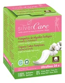 Wkładki higieniczne - Masmi Ultracienkie Wkładki Higieniczne o Anatomicznym Kształcie z Bawełny Organicznej, Silver Care, 24 szt. - miniaturka - grafika 1