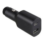 HAMA USB-C-ładowarka do gniazda zapalniczki samochodowej, z funkcją Power Delivery (2-krotnie: USB-A i 