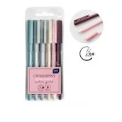 Przybory szkolne - Interdruk Sa Cienkopisy  Satin Gold 6 kolorów - miniaturka - grafika 1