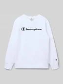 Swetry dla chłopców - Bluza z nadrukiem z logo - miniaturka - grafika 1