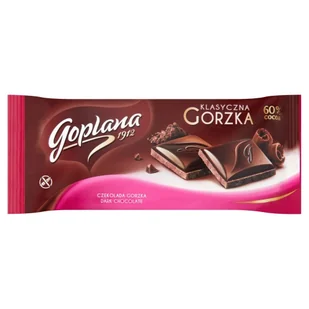 Goplana Czekolada klasyczna gorzka 90g - Czekolada - miniaturka - grafika 1