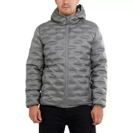 Odzież trekkingowa damska - Kurtka uliczna Smoke Hooded Jacket - szara - miniaturka - grafika 1