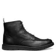 Botki męskie - Kozaki Geox U Pove U56M7A 000FF C9999 Czarny - miniaturka - grafika 1