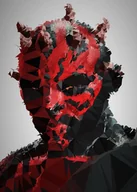 Plakaty - Plakat, POLYamory - Darth Maul, Gwiezdne Wojny Star Wars, 29,7x42 cm - miniaturka - grafika 1