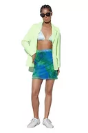 Spódnice - Trendyol Damska spódnica z dzianiny o linii A, ZIELONY, XS - miniaturka - grafika 1