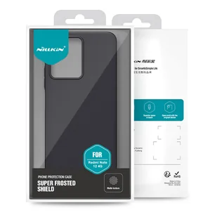 Pancerne etui Xiaomi Redmi Note 12 Nillkin Super Frosted Shield - czarne - Etui i futerały do telefonów - miniaturka - grafika 19