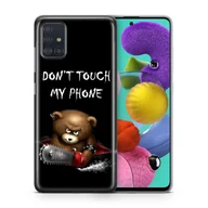 Etui i futerały do telefonów - Etui na telefon komórkowy Pokrowiec ochronny na Samsung Galaxy S3 Mini Etui Bumper Cases TPU, Model: Samsung Galaxy S3 Mini, Wybierz wzór: Dont Touch My Phone Bear Black - miniaturka - grafika 1