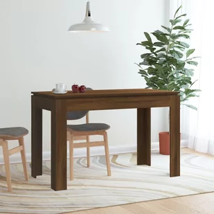 Lumarko Stół jadalniany, brązowy dąb, 120x60x76 cm - Stoły - miniaturka - grafika 1