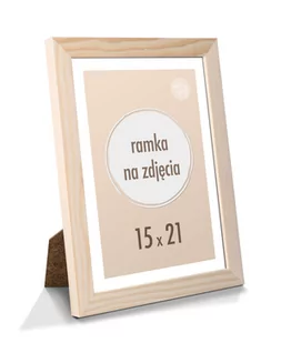 Ramka na zdjęcia 15x21 cm sosnowa Ramki 21x15 A5 - Ramki na zdjęcia - miniaturka - grafika 1