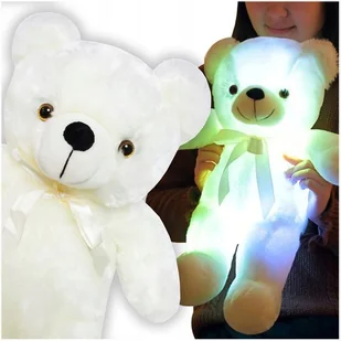 Misiek Pluszowy Miś Pluszak LED Świecący 50CM Maskotka Przytulanka Zabawka - Maskotki i pluszaki Misiek Pluszowy Miś Pluszak LED Świecący 50CM Maskotka Przytulanka Zabawka - Maskotki i pluszaki - miniaturka - grafika 1
