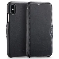 Etui i futerały do telefonów - moVear moVear Luksusowe etui do Apple iPhone Xs X | Skóra Nappa AIPXSS0CIBKNBK - miniaturka - grafika 1