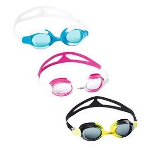Bestway Hydro-Swim Ocean Crest rowerowe dziecięce okulary do pływania, wielokolorowa, począwszy od 7 lat 21065-18 - Pływanie - miniaturka - grafika 1