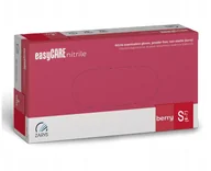 Pozostałe akcesoria fryzjerskie - Zarys Easycare Nitrile, rękawice nitrylowe, 100szt., malinowe, rozmiar S - miniaturka - grafika 1